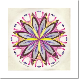 "Higher Consciousness" Harmony Mandala Posters and Art